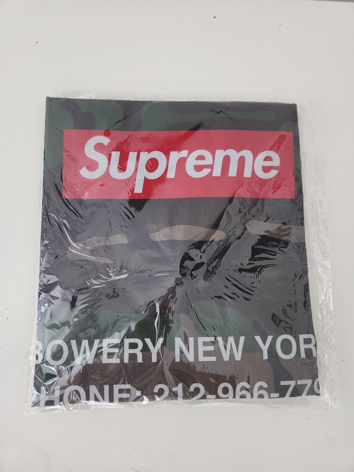FW25 Supreme Laundry Bag Camo 61 x  91.4cm Polyester Red Box Logo