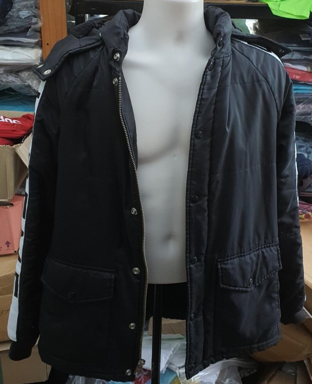 FW14 Supreme Daytona Pile Lined jacket Size M Medium black Vintage Rare 2014