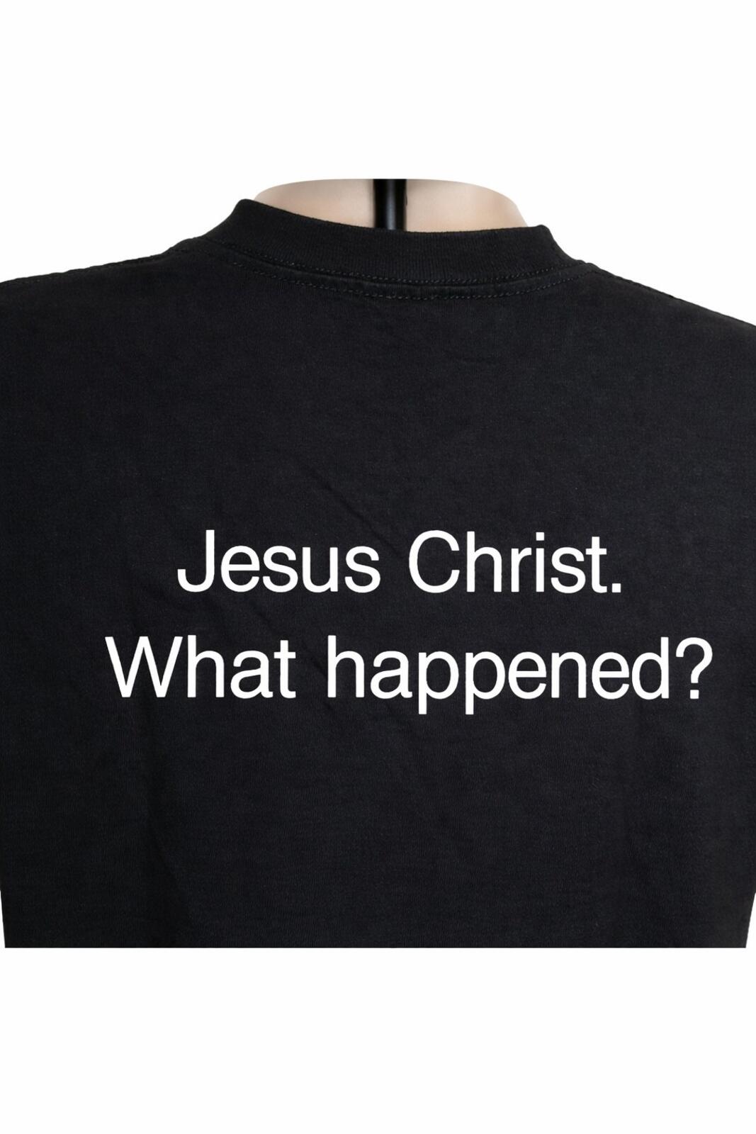 SS15 Supreme KIDS Hand Tee Navy Size L  Jesus Christ