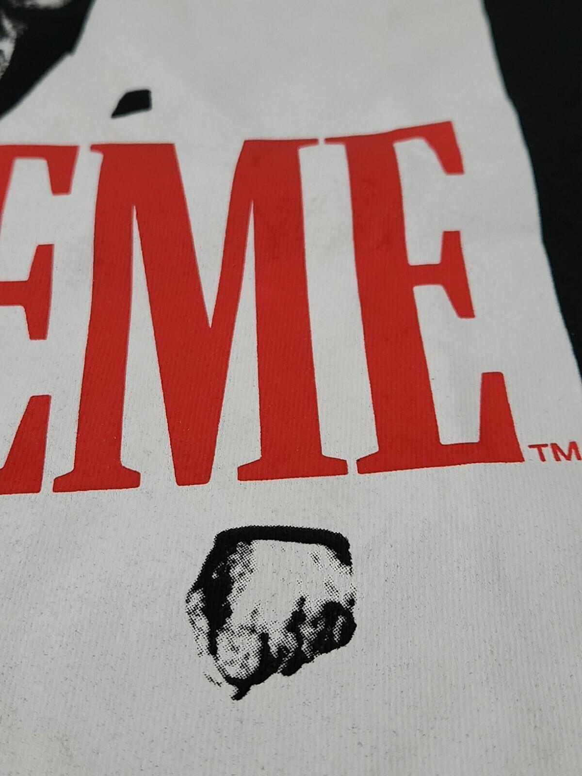 FW17 Supreme x Scarface Split tee Black T-shirt Size S Small ALTERED