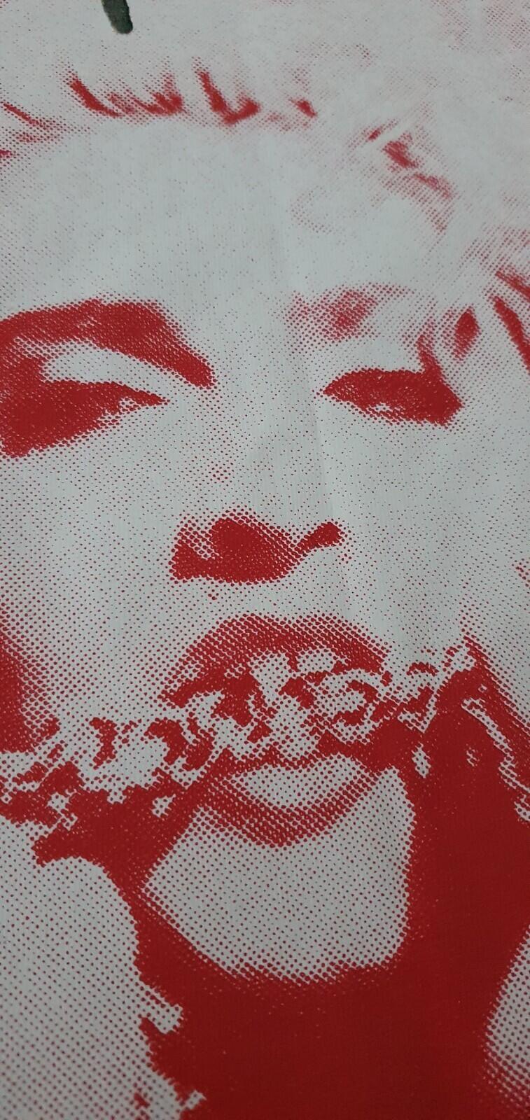 FW18 Supreme Madonna tee t-shirt L large pale yellow