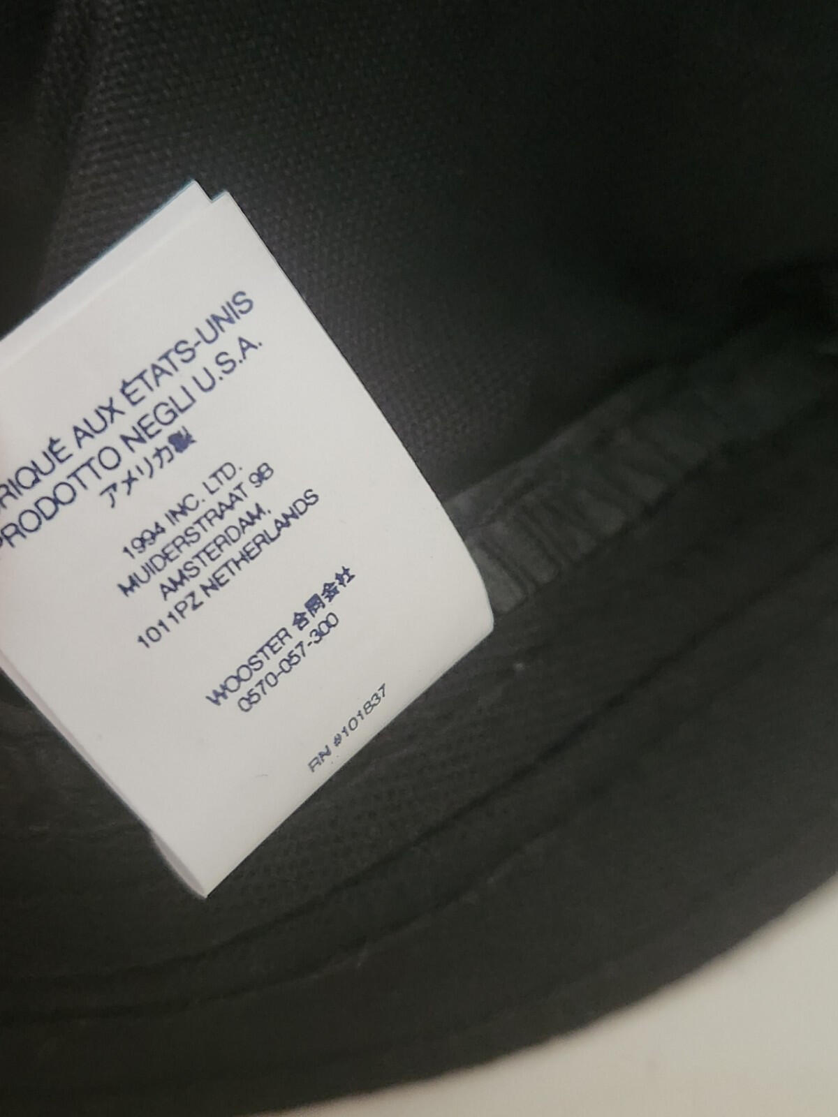 SS23 Supreme Lasered Twill camp cap black hat