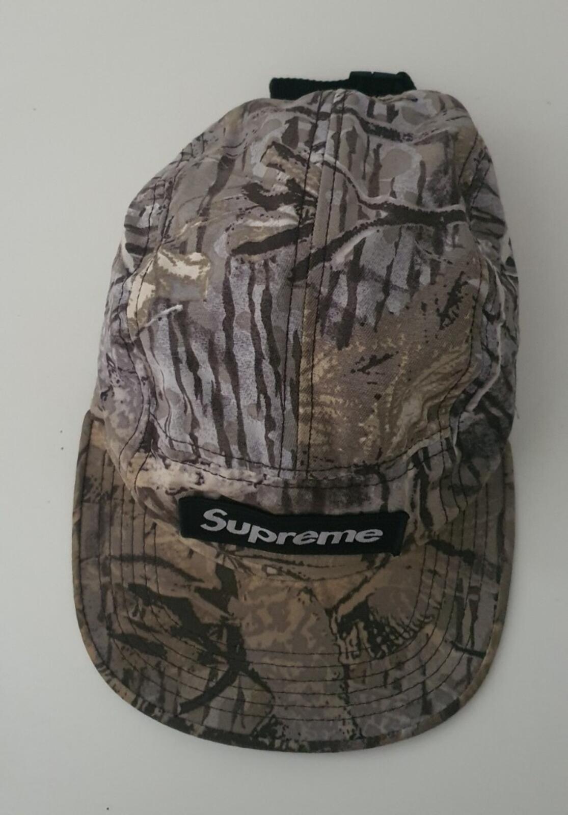FW11 Supreme Realtree camp cap vintage hat from 2011 Red box logo Very Rare