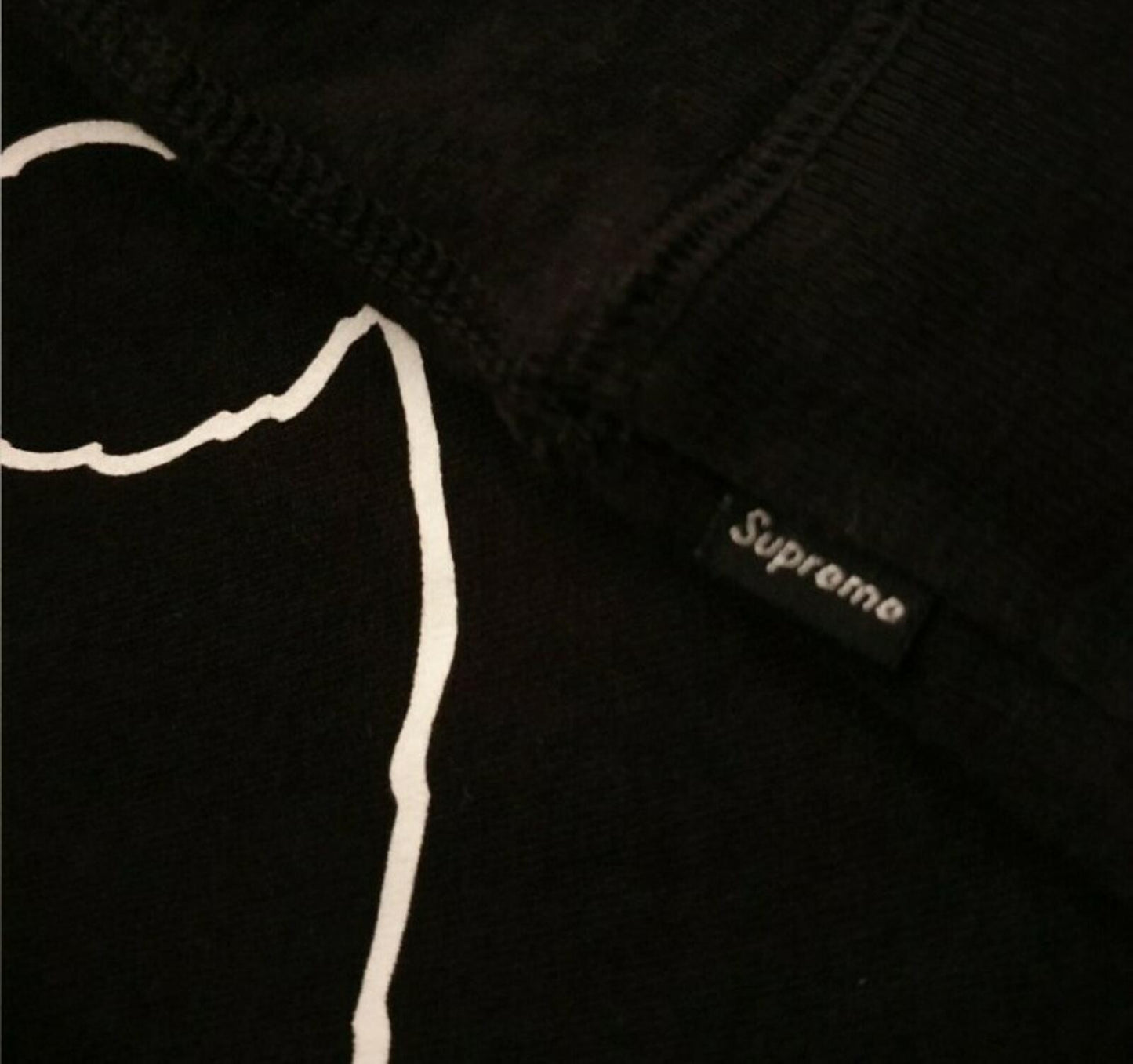 SS15 Supreme x Undercover Teddy Bear black crewneck