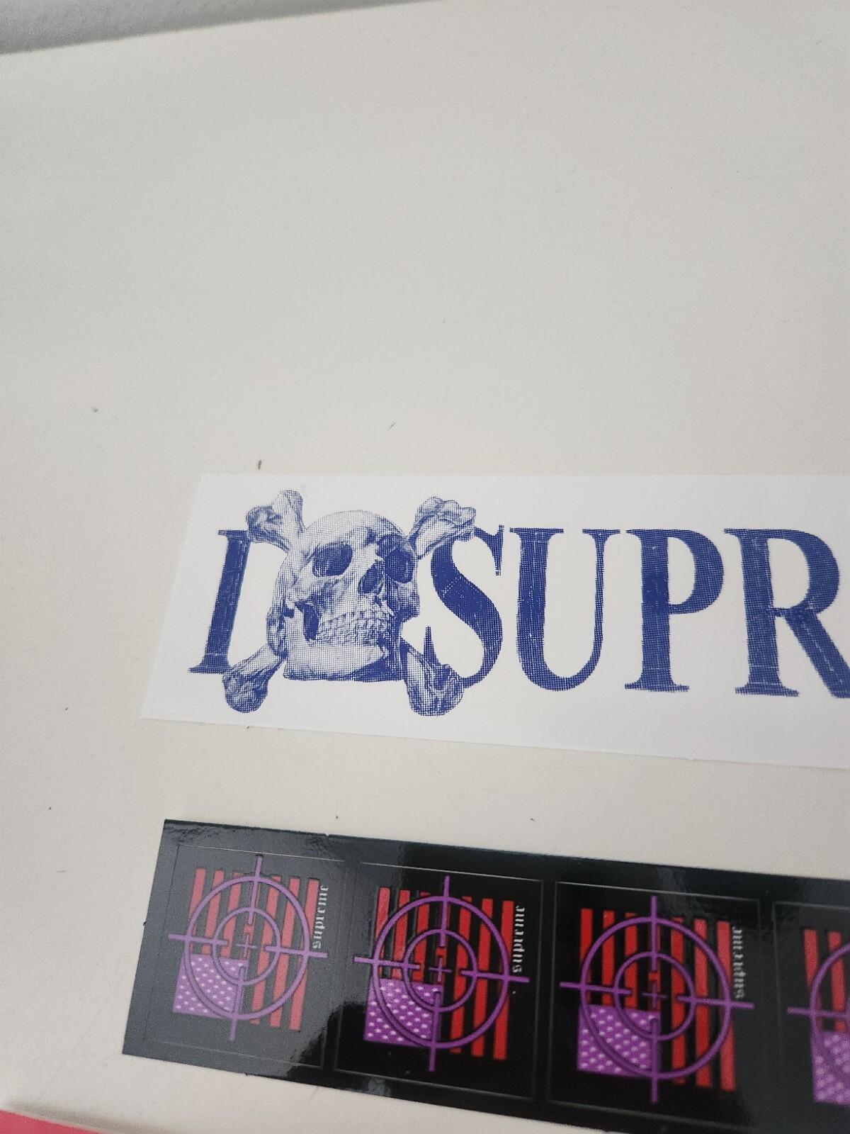 FW25 Supreme Stickers 6x New