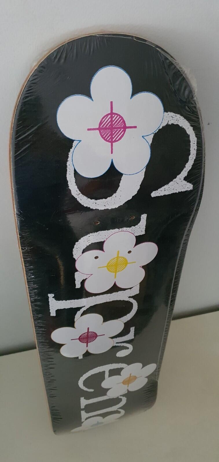 SS17 Supreme Flowers Skateboard Skate Deck Black Accessory