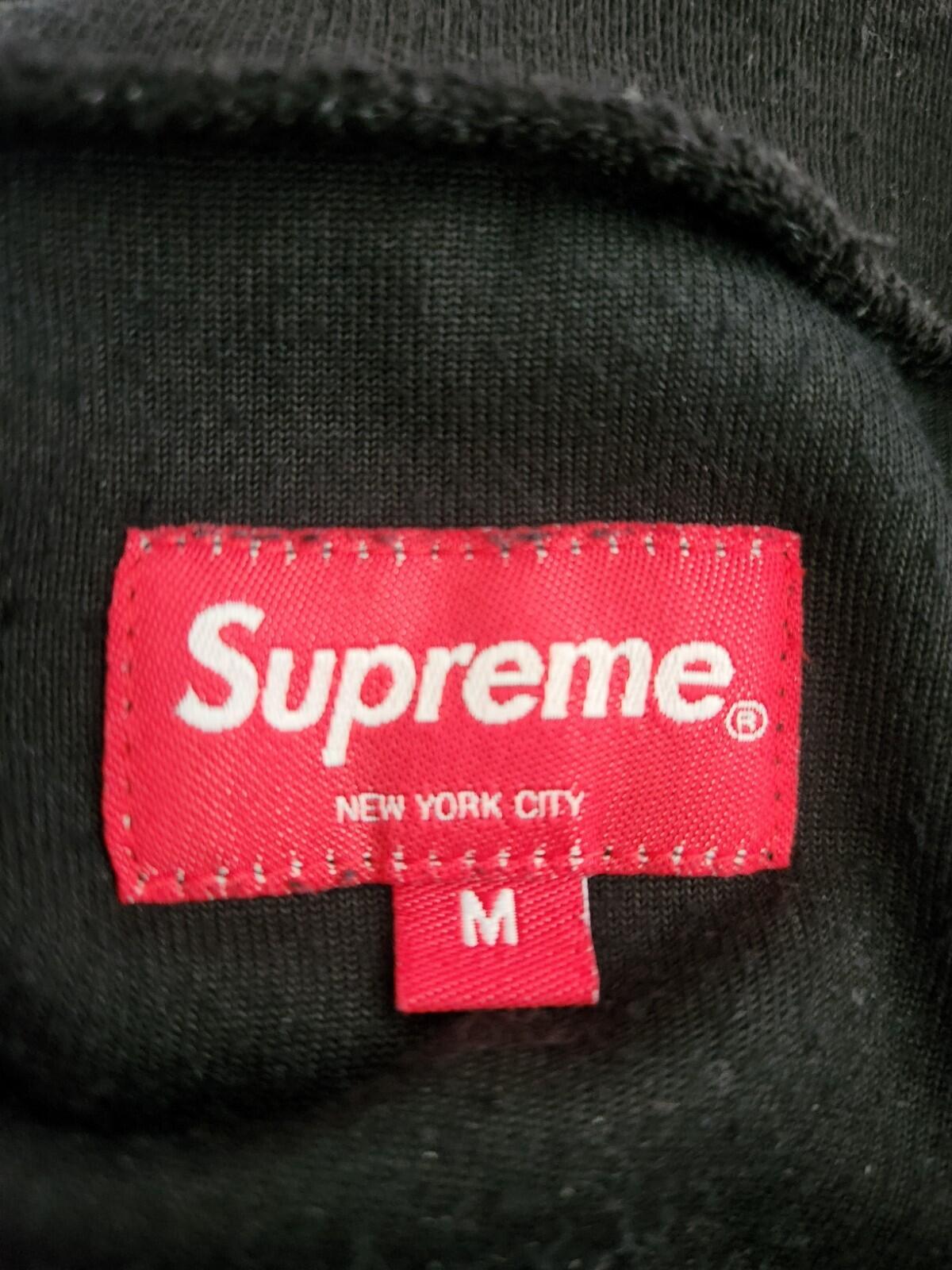 FW16 Supreme Velour Crewneck Black Size M