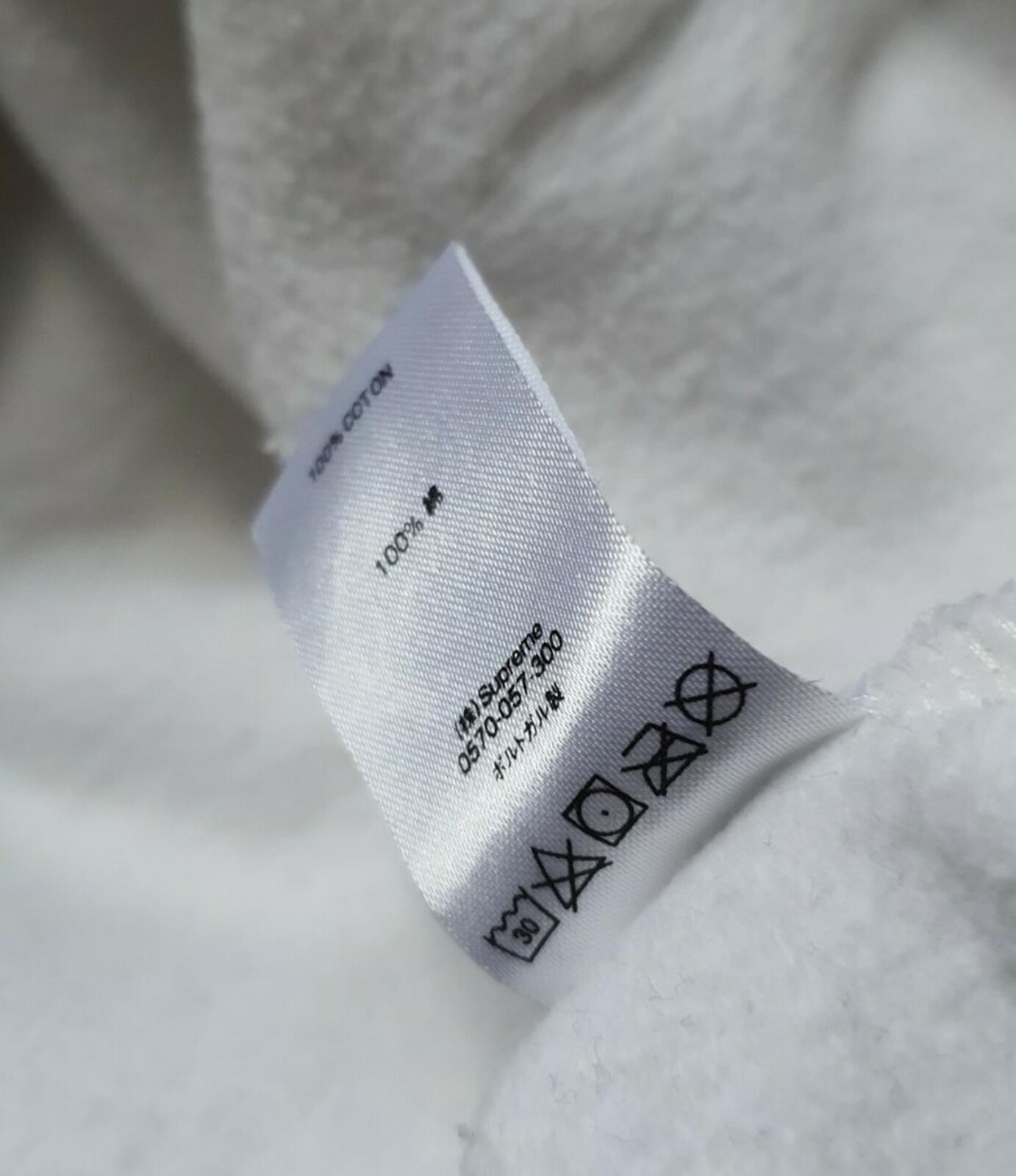 FW18 Supreme Love or Hate white hooded sweatshirt size M medium hoodie