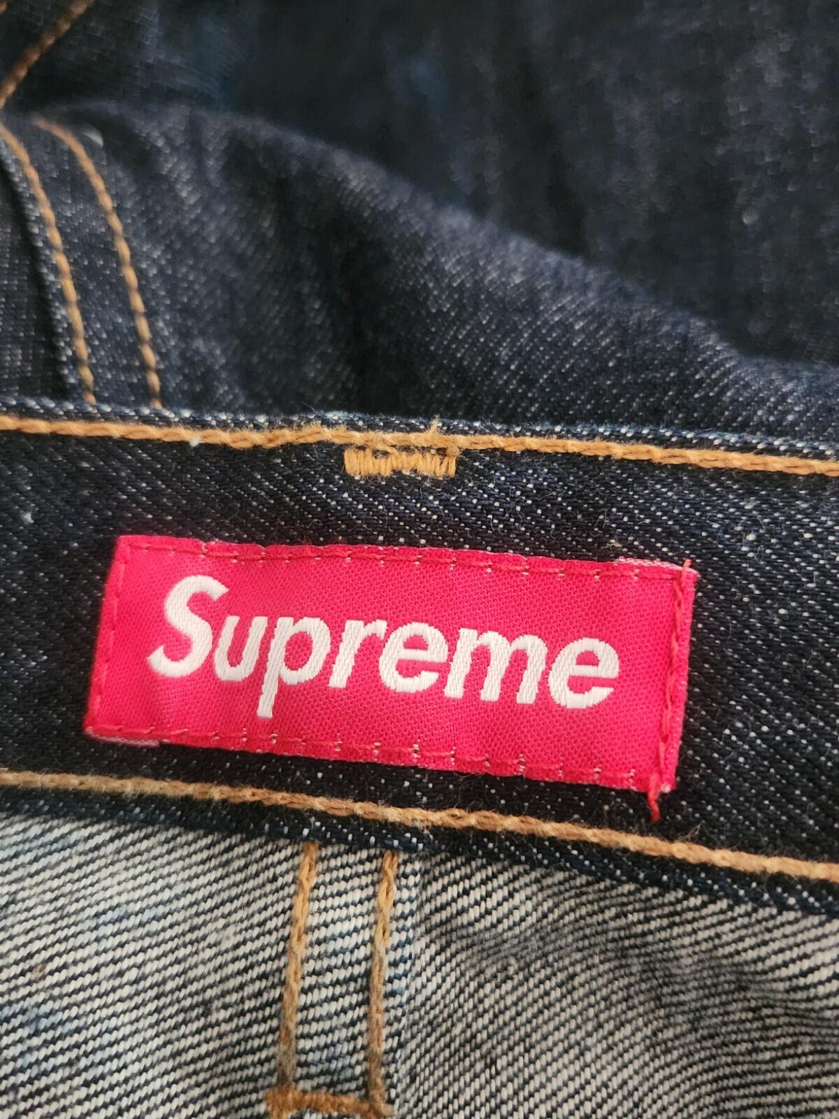 FW11 Supreme x Levis 505 Zip-Fly Jean 34 W34 L32 Levi's Denim Stars Vintage 2011