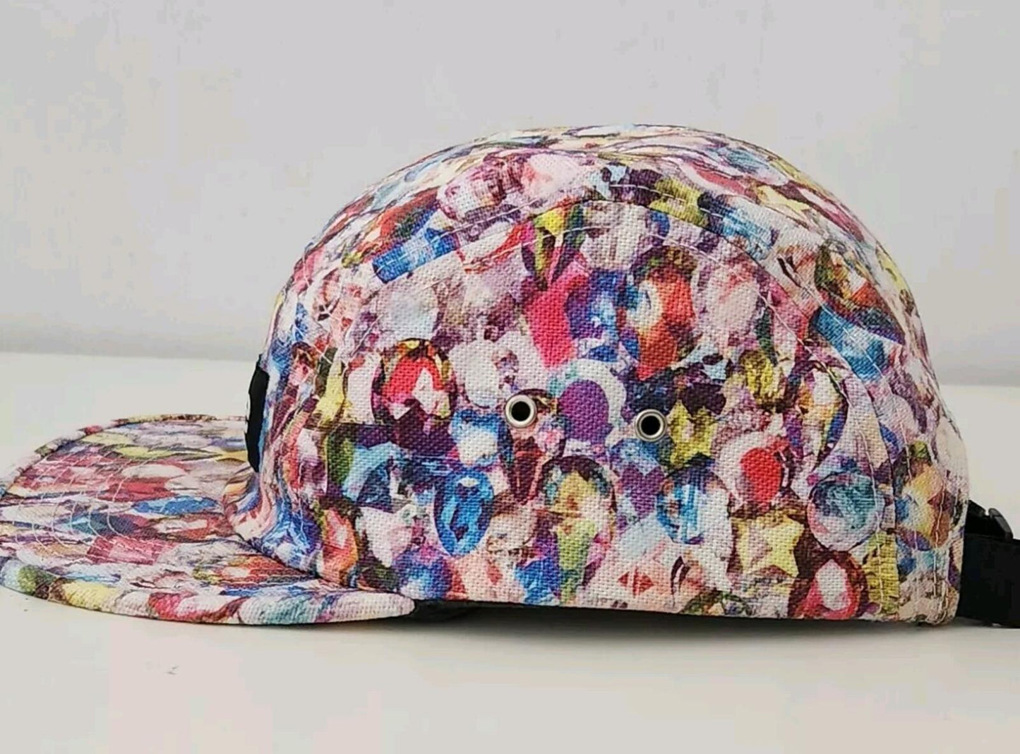 FW14 Supreme x Liberty Art Fabrics Jewels Camp Cap vintage hat box logo Rare