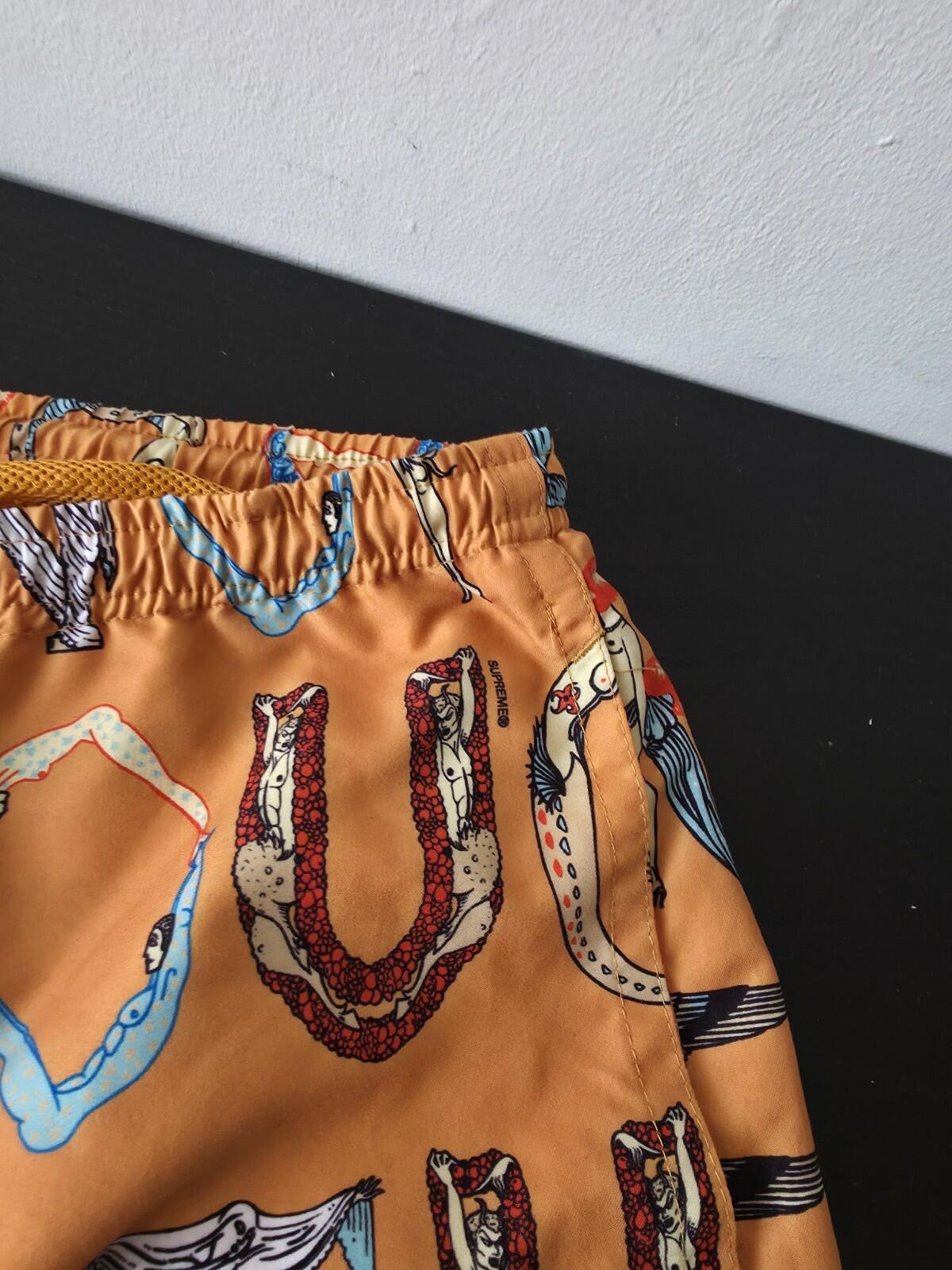 SS18 Supreme Alphabet Water Short Peach M Original artwork by Erte. ©Sevenarts