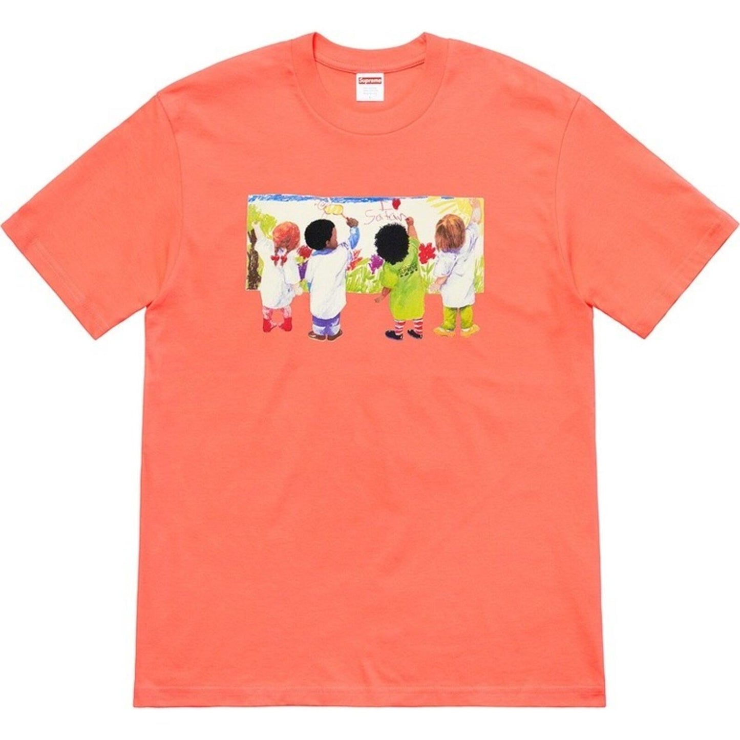 SS19 Supreme Kids Tee Orange Size M