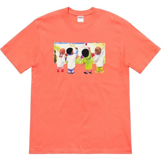 SS19 Supreme Kids Tee Naranja Talla M