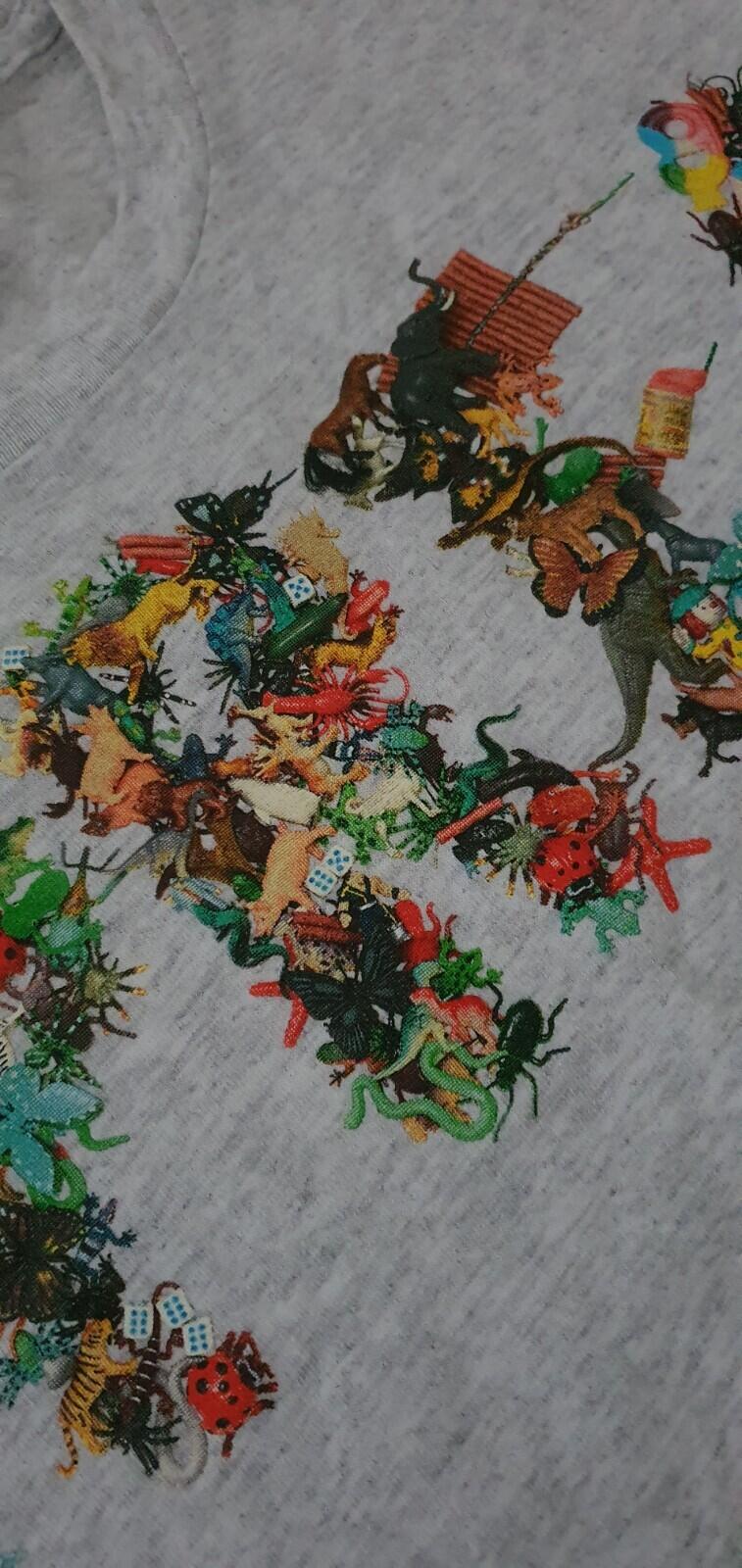 SS21 Supreme Toy Pile Tee Ash Grey Size M