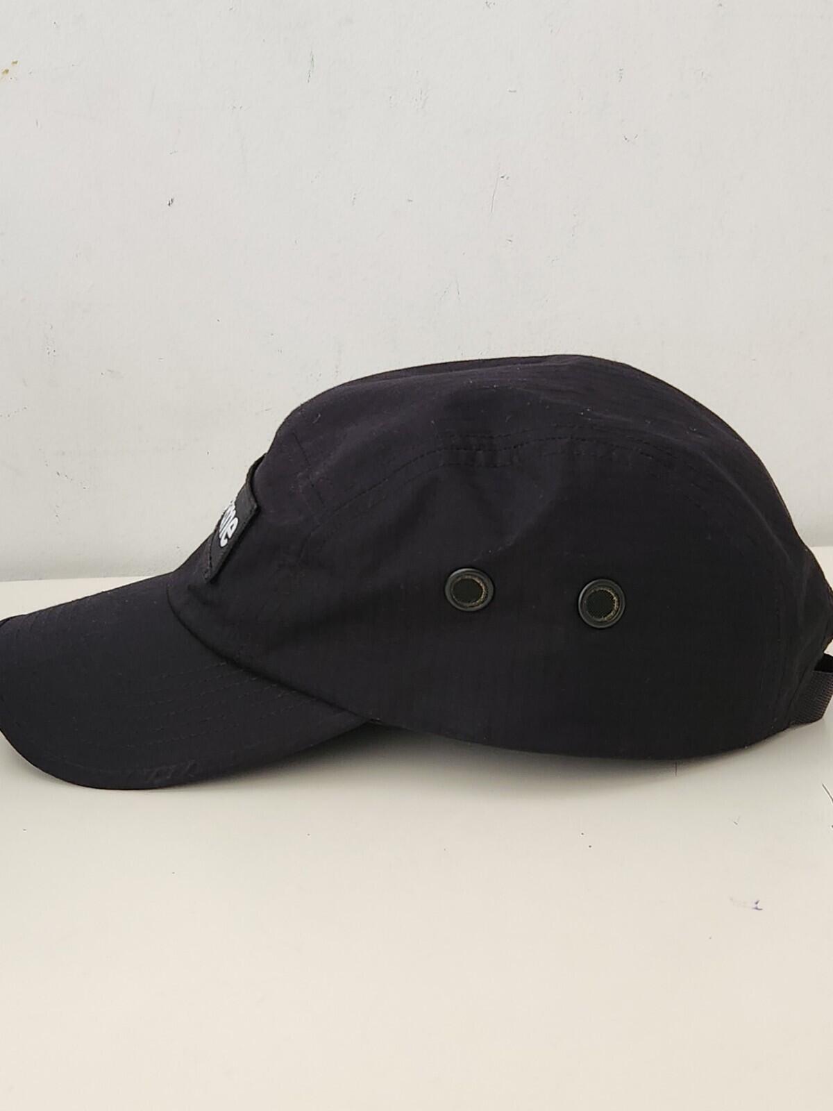 SS23 Supreme Ventile Camp Cap Schwarz Wasserabweisend
