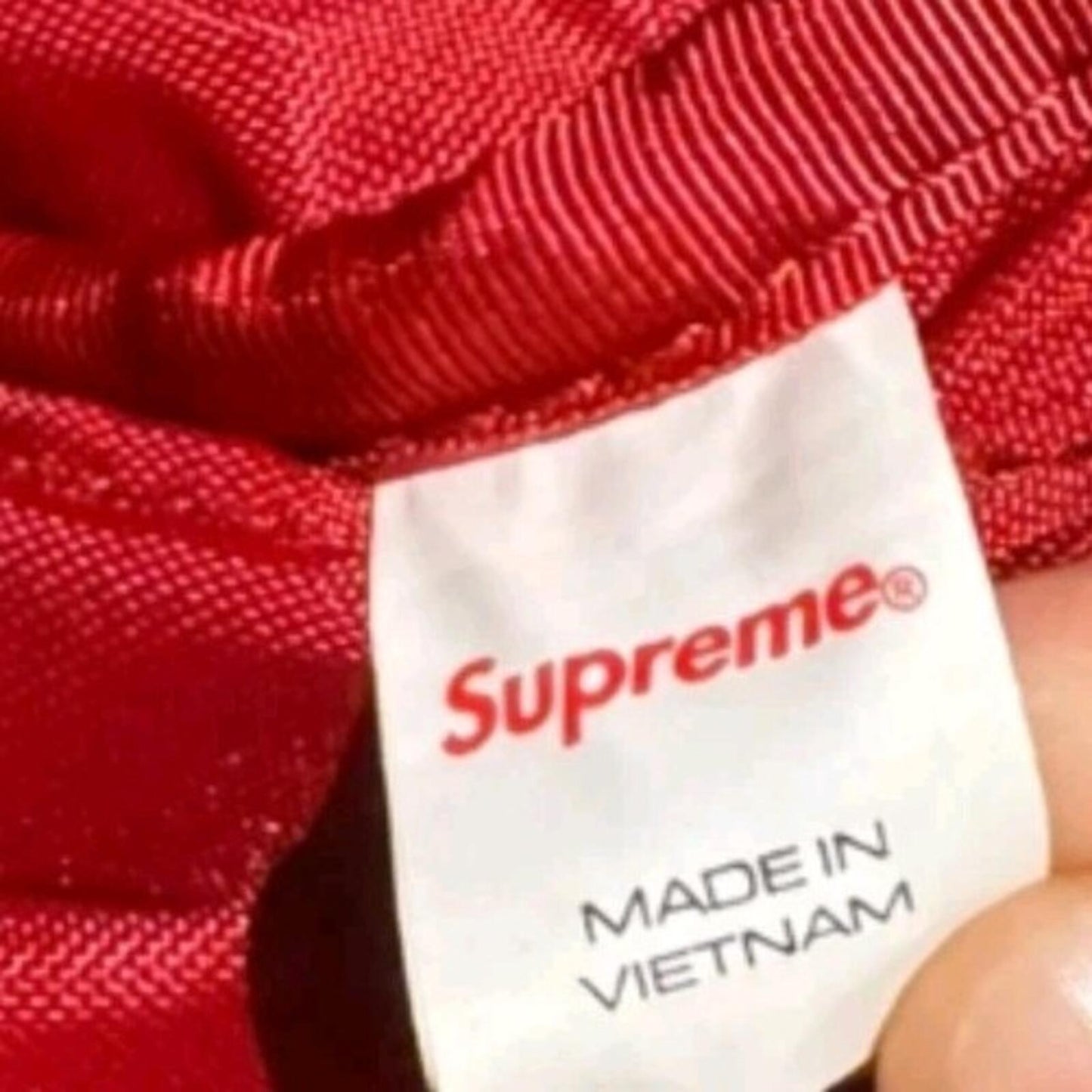 SS23 Supreme Field Backpack Bag Red Water Resistant