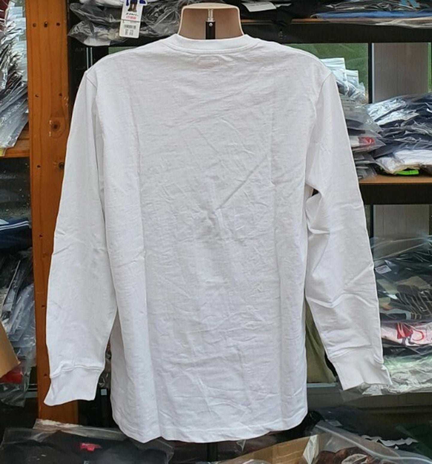 SS18 Supreme Stacked L/S Top white Größe XL Langarm
