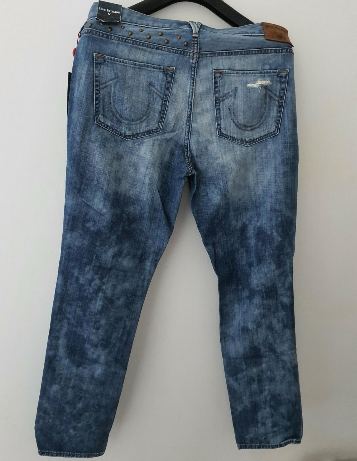 TRUE RELIGION Cameron Boyfriend Slim Jeans size 30 W34 L30 womens New With Tag