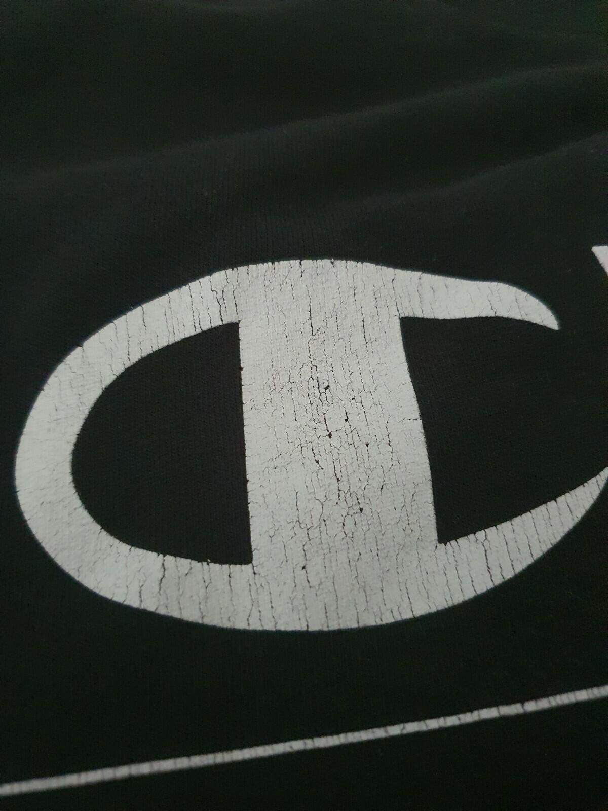 Champion by Wood Wood Alec Tee black tee L Large T-shirt W.W. Made in Italy
