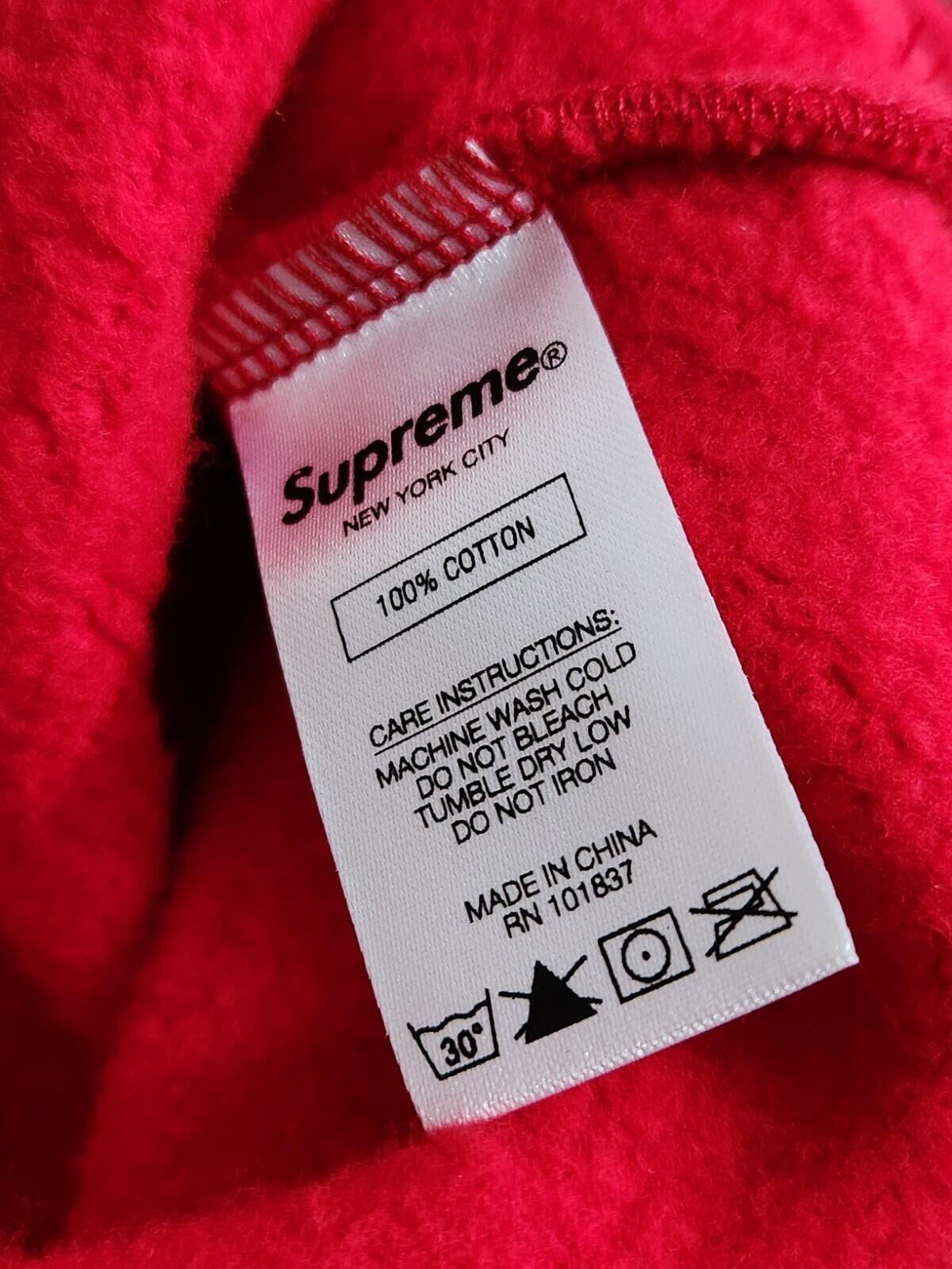 SS19 Supreme Forever Half Zip Sweatshirt red Crewneck size M medium Jumper