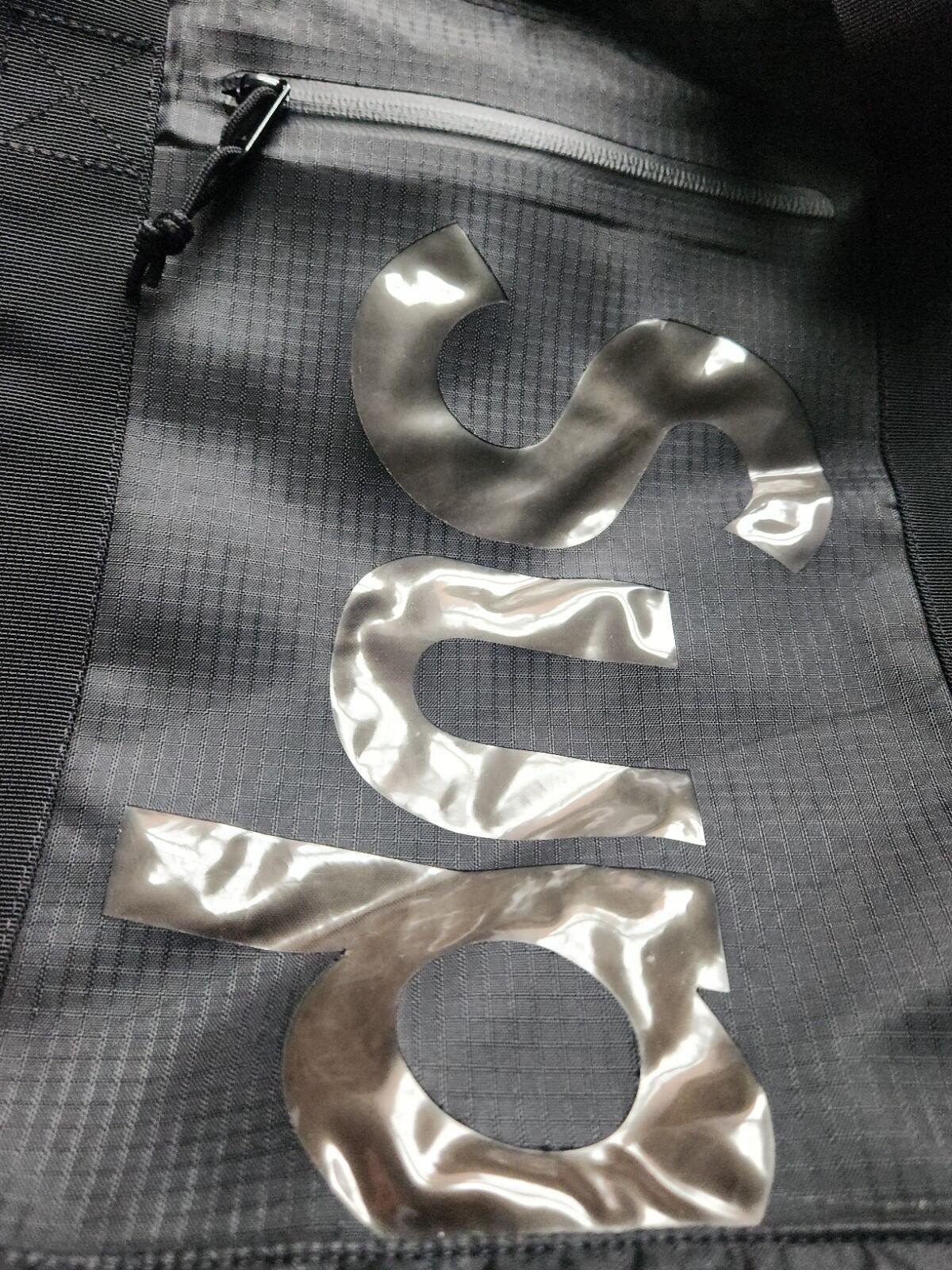 SS21 Supreme zip tote Black Bag Water Resistant Nylon
