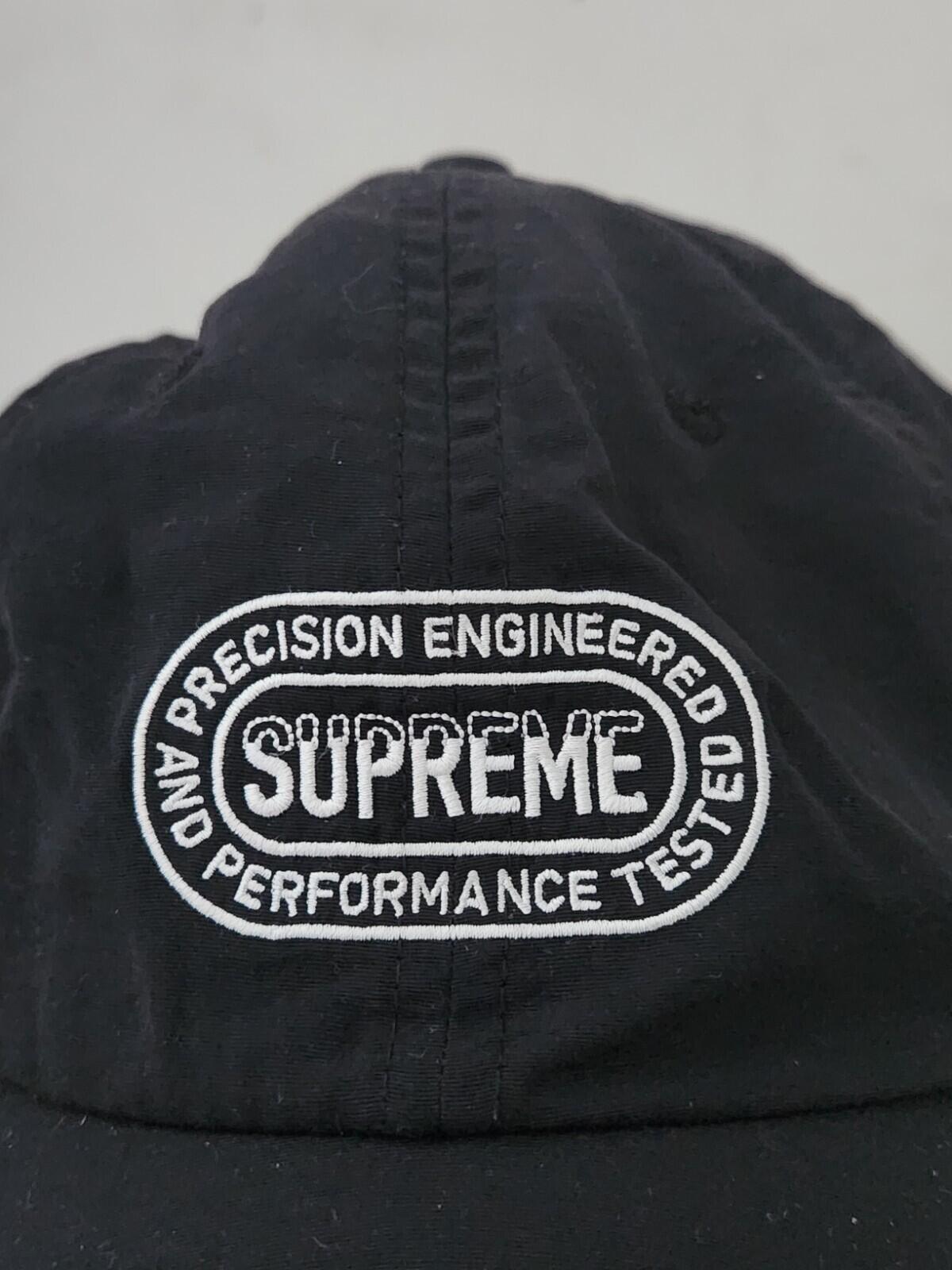 FW20 Supreme Precision 6-panel Cap Water resistant nylon hat Black