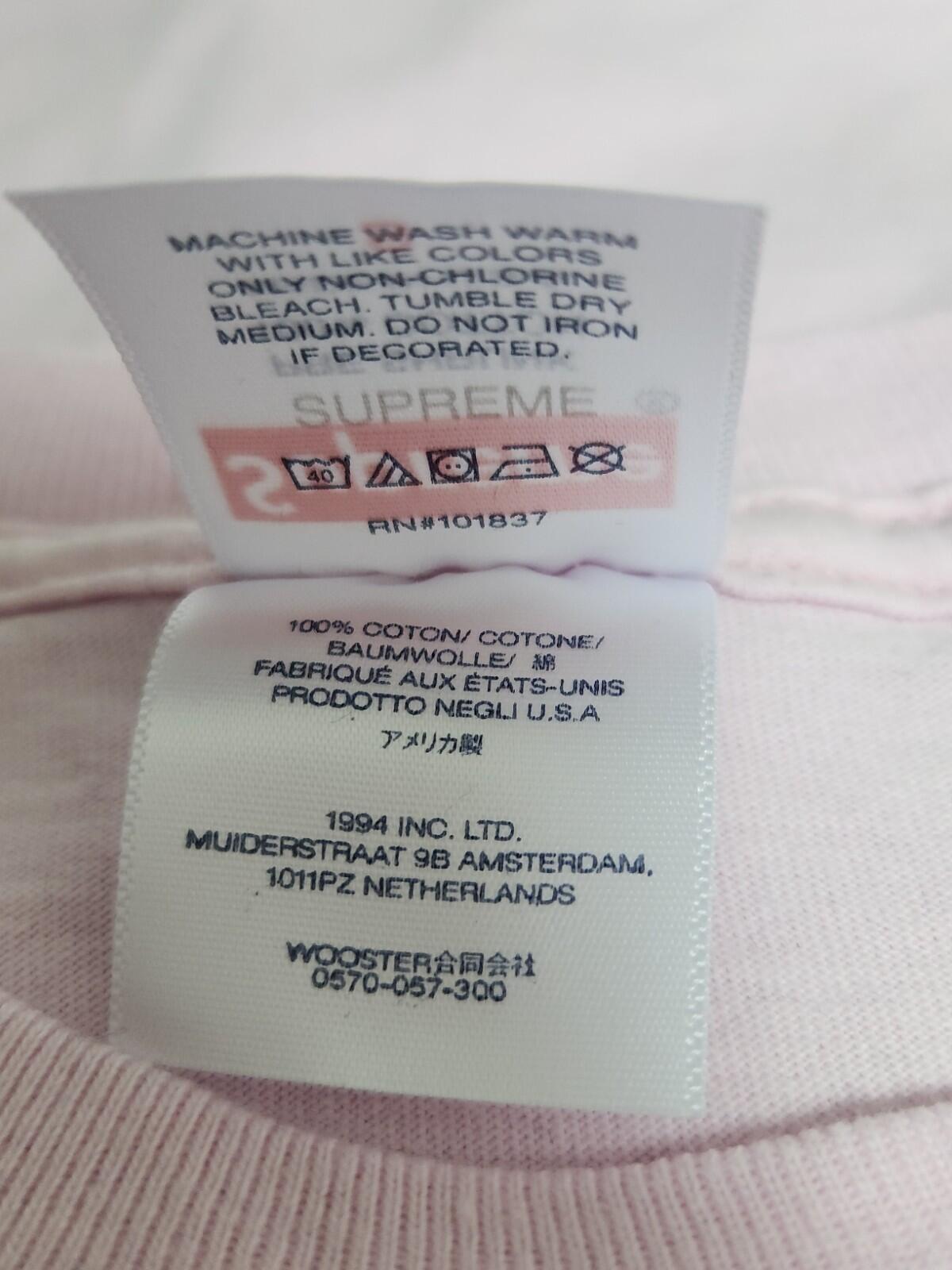 SS23 Supreme Crown Tee Hellrosa T-Shirt Größe S Small