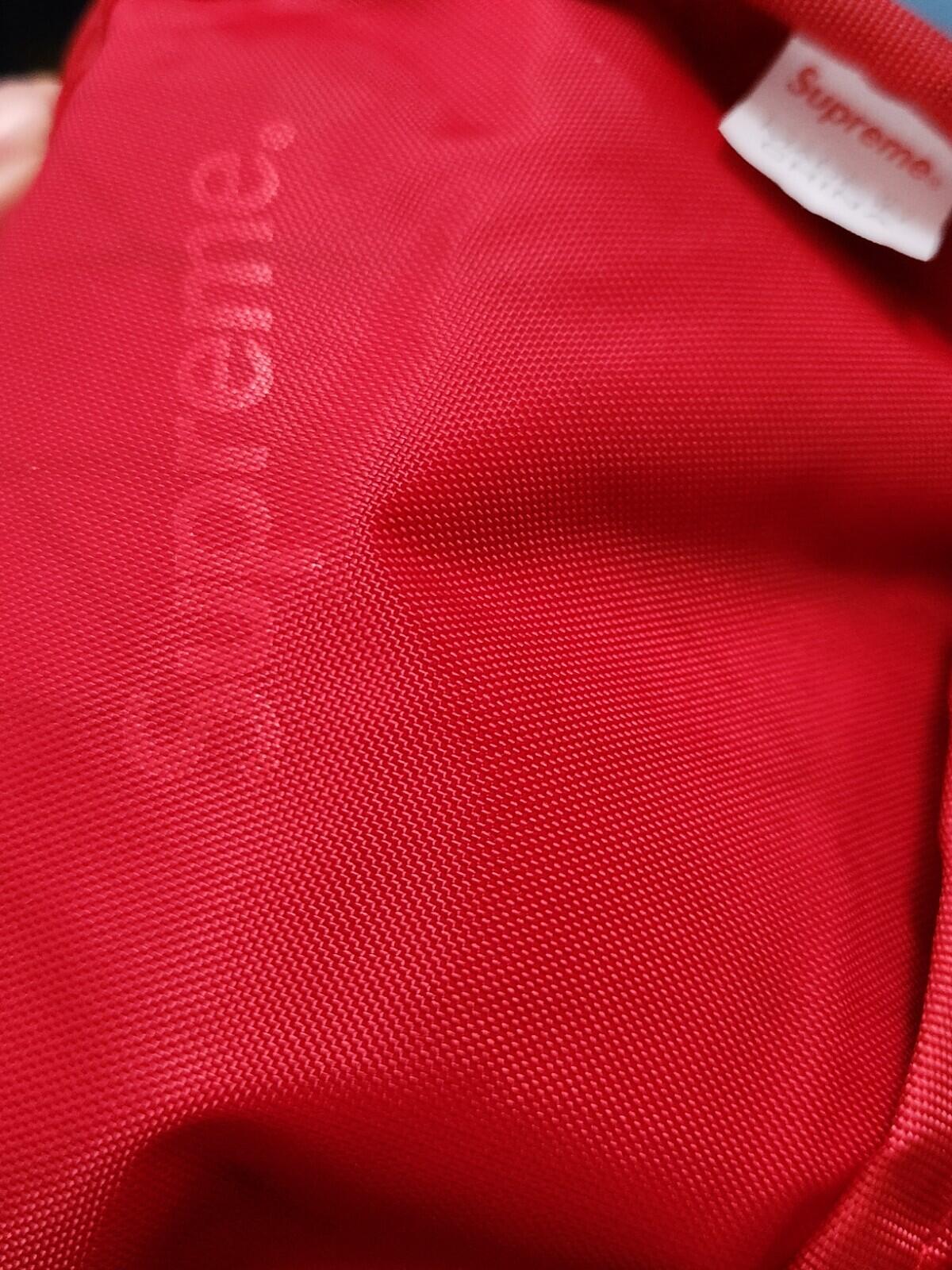 FW18 Supreme red waist and shoulder bags Water and Abrasion resistant