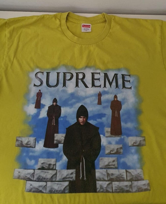 FW19 Supreme Levitation tee size XL t-shirt sulfur yellow