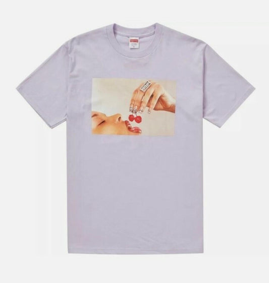 SS20 Supreme Cherries Tee Morado Claro Talla XL