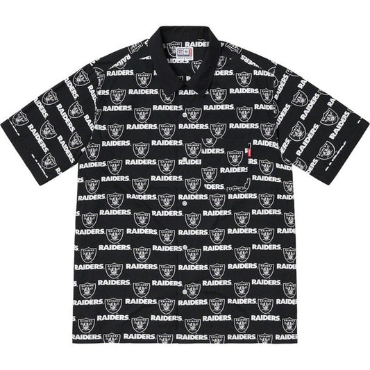 SS19 Supreme NFL x RAIDERS X '47 S/S Shirt Black Size XL