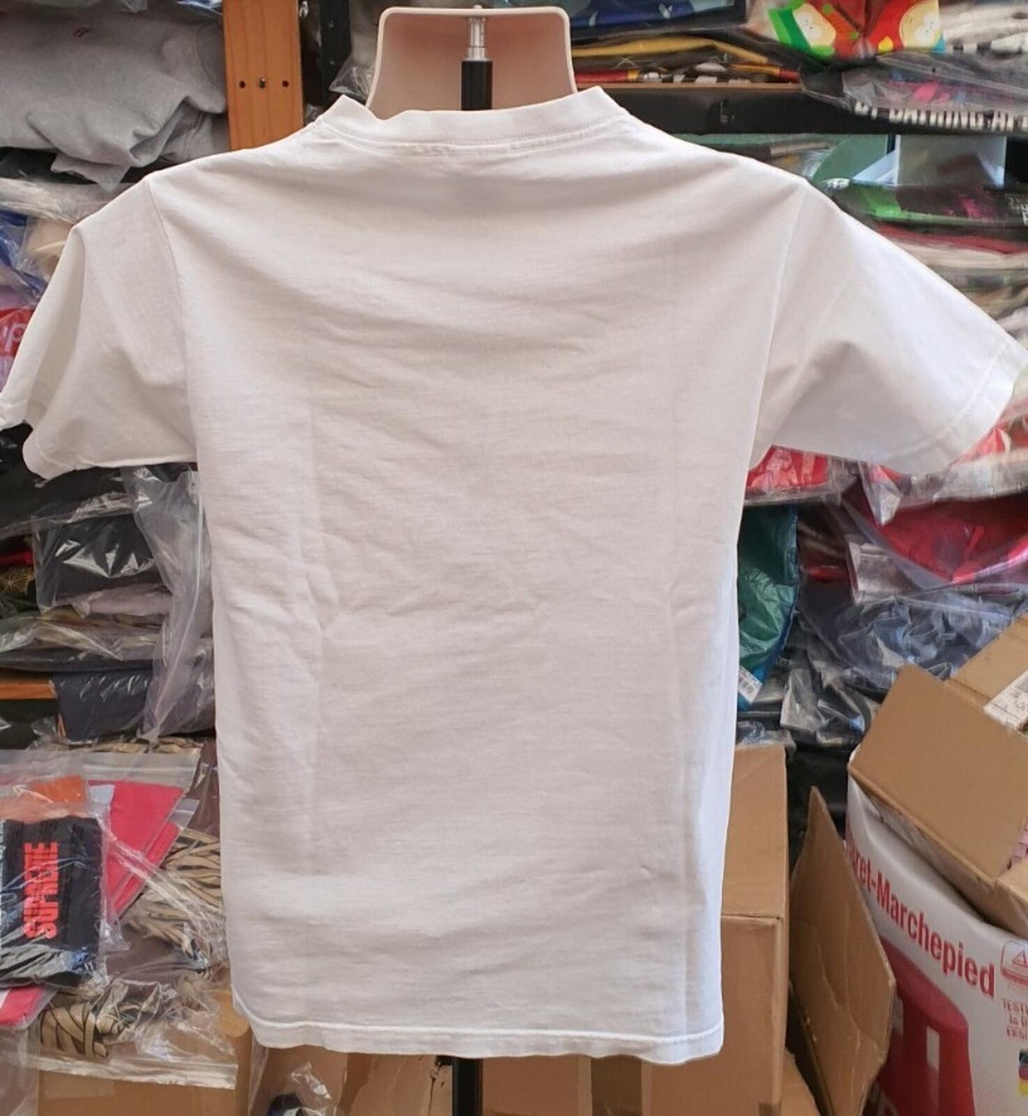 SS09 Supreme Cut The Crap Tee White