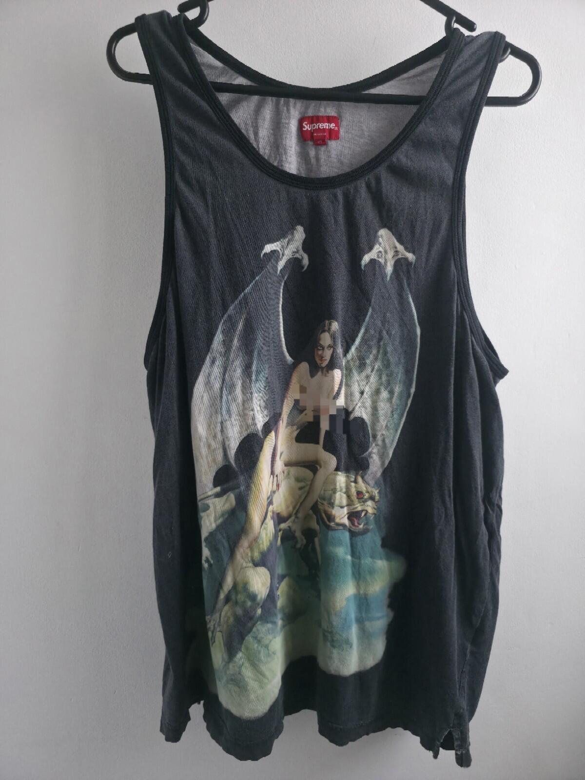 SS14 Supreme x Boris Vallejo Incubus Tank Top Size XL