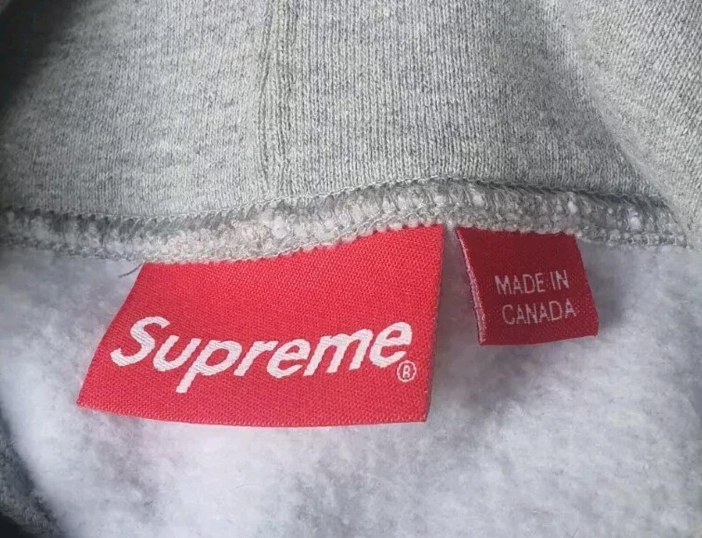 SS23 Supreme Fiend Hooded Sweatshirt Heather Grey Size M