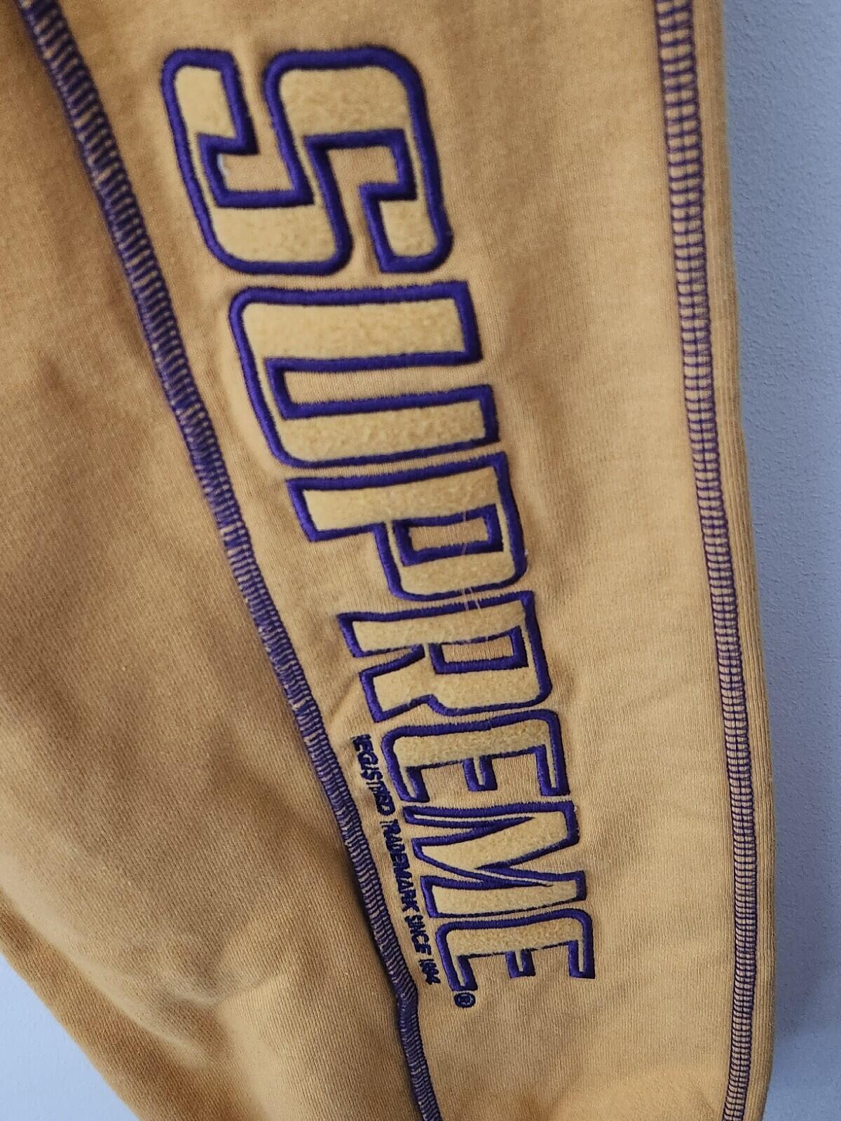 SS22 Supreme coverstitch sweatpant M Medium Dusty Gold Purple Pant Pants New