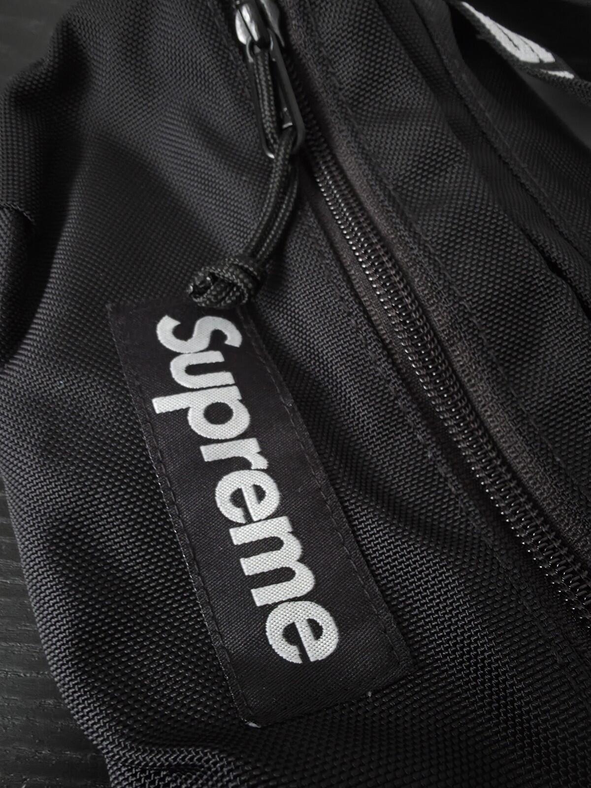 SS18 Supreme Waist Bag Shoulder Black