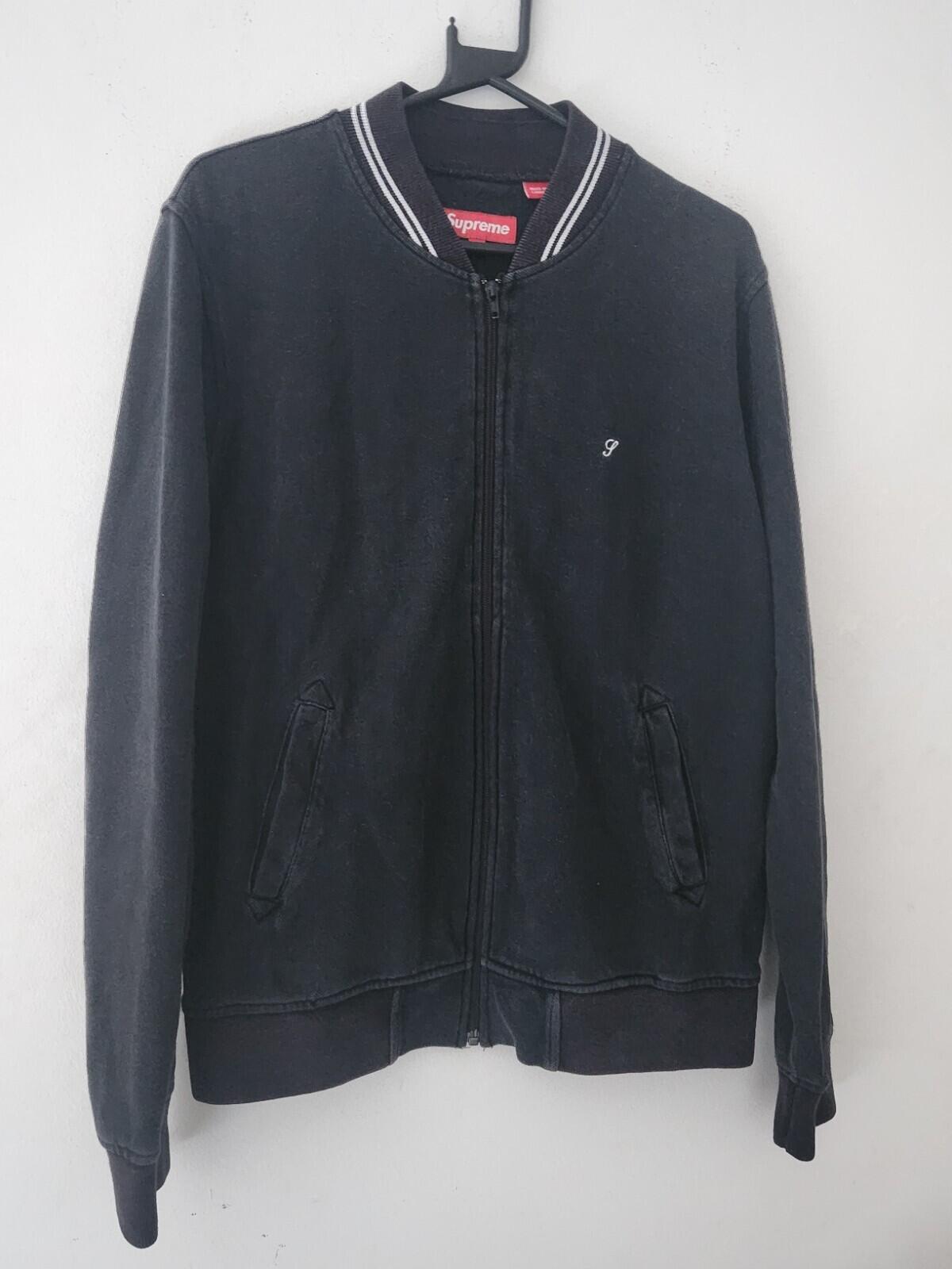 SS10 Supreme Court Zip-Up Sweatjacke M Medium Vintage 2010 Vintage Schwarz