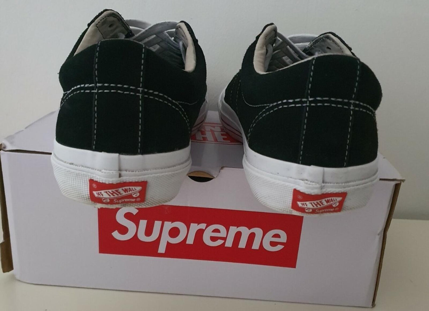 SS18 Supreme x Vans Sid Pro Turnschuhe Wildleder Schwarz