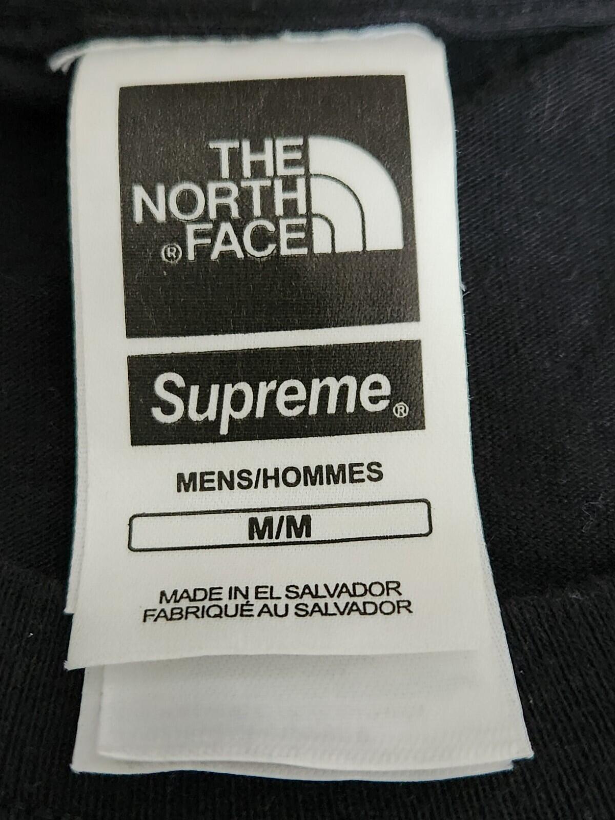 SS16 Supreme x The North Face Steep Tech Tee Größe M Schwarz T-Shirt TNF