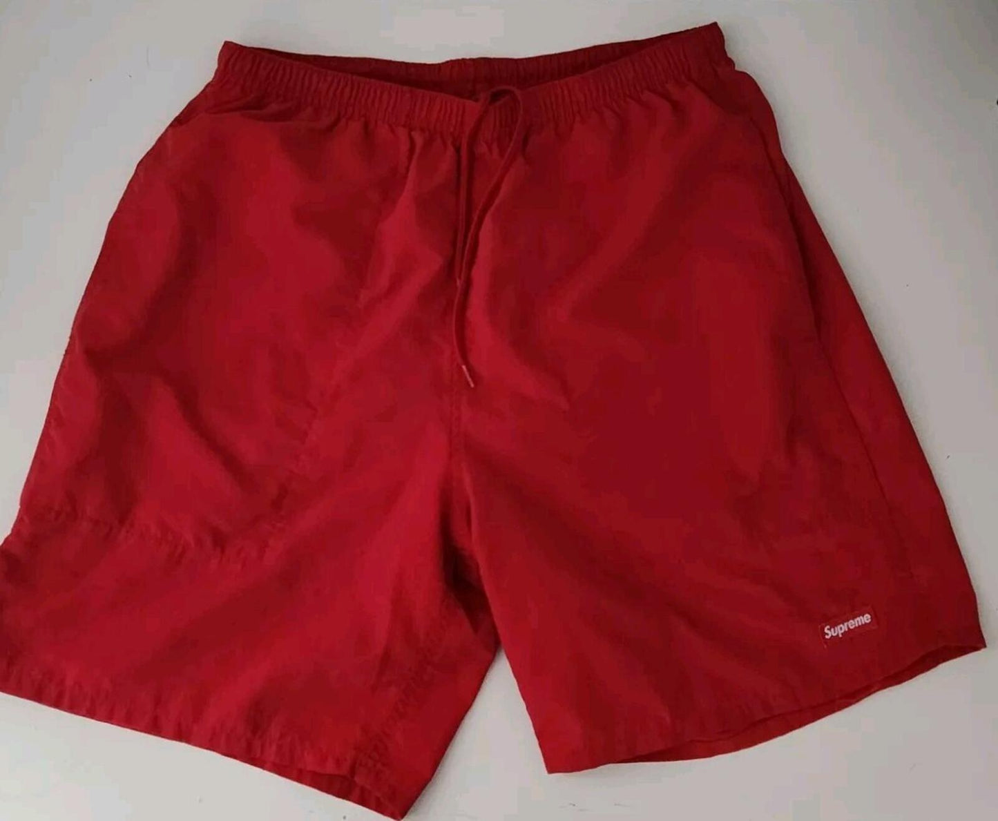 SS20 Supreme Nylon Water Short Red Size S