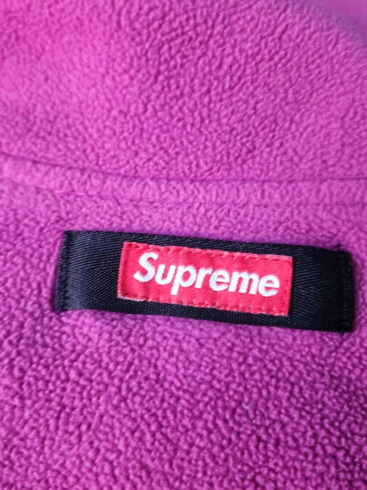 FW15 Supreme Polartec Fleece vest size XL pink gilet