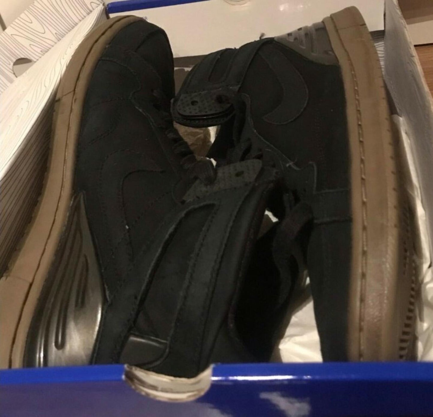 FW11 Supreme Nike Zoom Air 94 Hi black US 9.5 UK 8.5  EUR 43 trainers lot Rare
