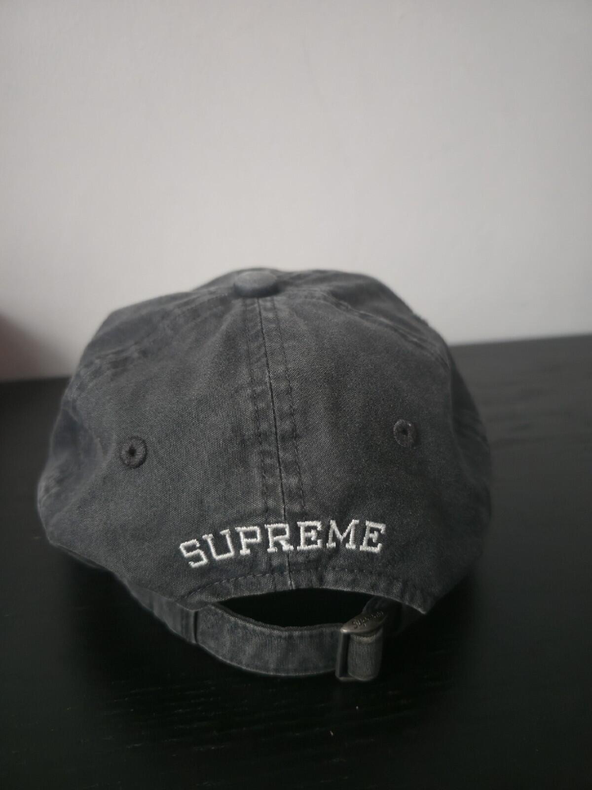 Gorra de 6 paneles FW20 Supreme GORE-TEX S Logo Negro Lavado