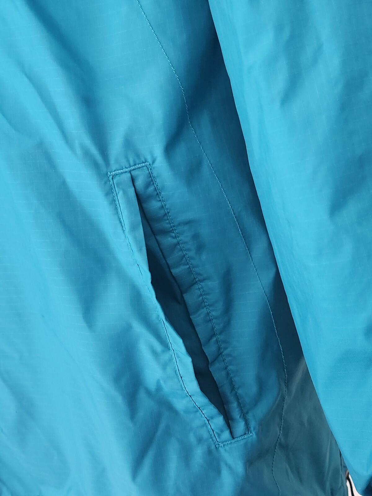 SS18 Supreme x Champion Pullover L Large Teal Jacket Nylon