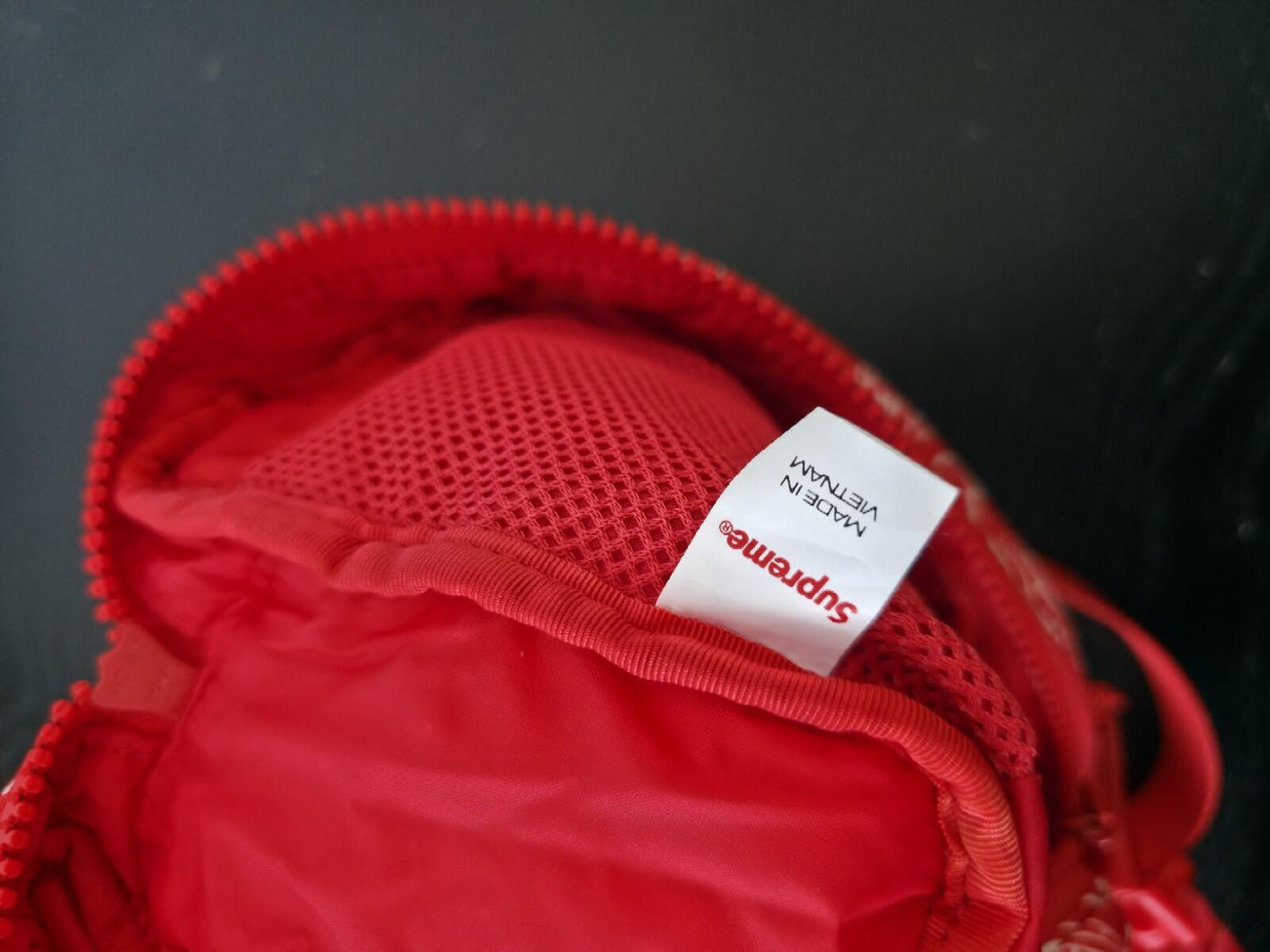 FW22 Supreme Puffer Side Bag Shoulder Red Paisley Water Resistant