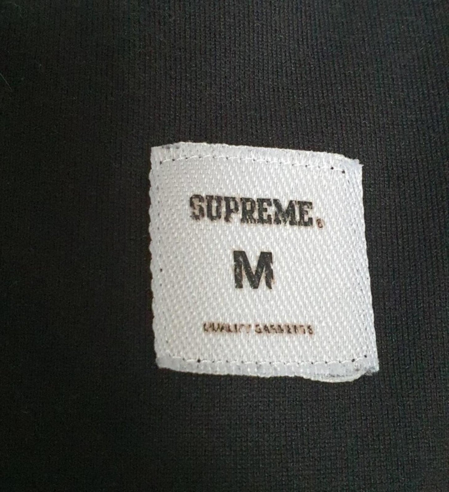 SS17 Supreme x M. C. Escher camiseta de béisbol de algodón talla M color negro
