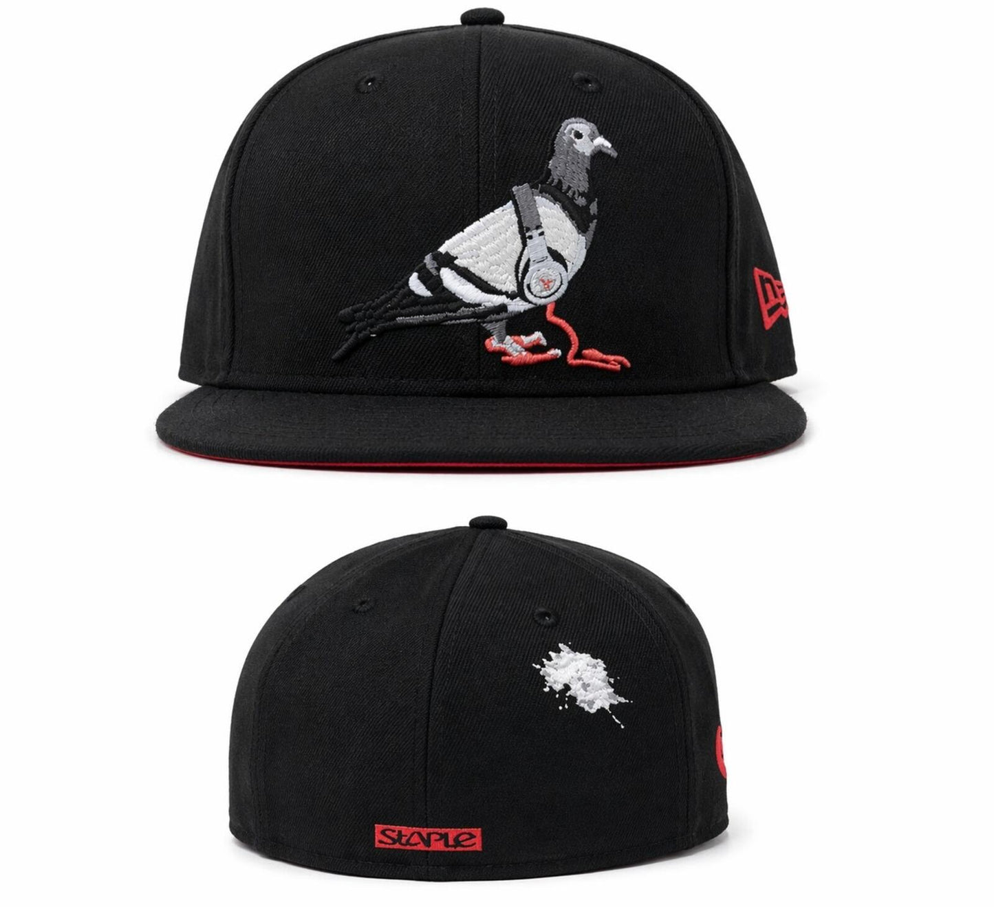 SS12 Staple Pigeon New Era 59Fifty Wool Cap Black Size 7 1/4