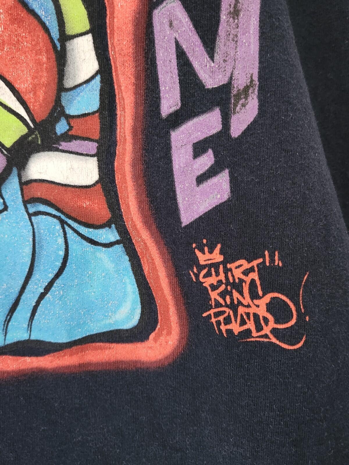 SS14 Supreme x Chucky "40 Deuce" T-Shirt Artwork von King Phade Marineblaues T-Shirt Vintage
