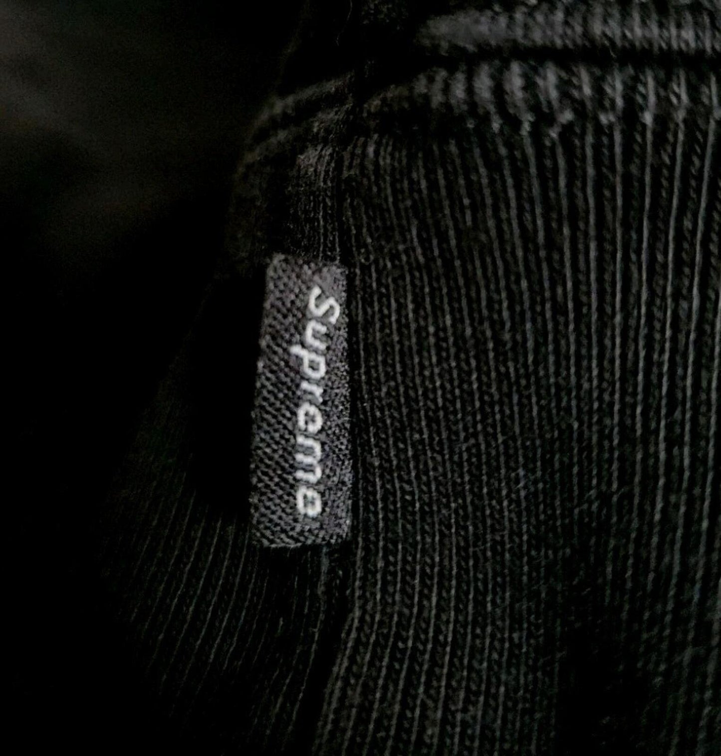FW21 Supreme Reflective Hooded Sweatshirt Black hoodie size M medium