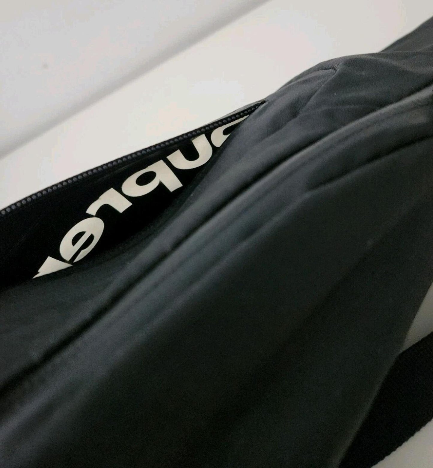 SS21 Supreme Sling Bag Black Water Resistant Shoulder Waist Nylon Ripstop